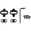Wodsty SPD Piastre per pedali a scatto per scarpe da mountain bike, in acciaio inox, antiscivolo, con viti M5, costruzione leggera, 52 g, per ghiaia e pendolari, colore nero