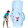 Générique Borse Da Golf Zaino Leggero e Piccolo con Tasche Multiple | Porta Golf a Tracolla Per Uomo Amatoriale Interno Esterno Percorso Sport