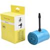 Caswynlife Blu per tpu Tubo Bicicletta 27.5x2.0-2.8 58g Design Leggero | Compatibile con 29 pollici, larghezza 1,95-2,8, 45 mm per valvola francese, ultraleggero 62 g, blu per materiale TPU