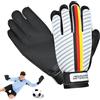 Generic Guanti da portiere da calcio, regolabili | 1 paio di guanti da portiere per bambini, per partite professionali, leghe, tornei, sport