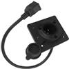 zeroupshop Piastra Adattatore Ricarica per ezgo per Txt 36V con per Cavo 50cm