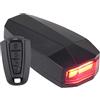 Nukinp Luce Posteriore per Bicicletta Luce di Allarme per Lampada Posteriore per Bicicletta Impermeabile Ricaricabile Tramite USB