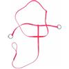 Milageto Accessorio Equestre con Anelli Metallici Antiscivolo Cavezza Regolabile Sicuro per Equitazione Quotidiana, Passeggiate Equestre