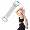 YuLiMirich Expander - Fascia di resistenza con manico, con 4 elastici in gomma, attrezzo per allenamento a casa, per petto, schiena, braccia, yoga e allenamento completo del corpo