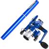 Générique Combo - Canna da pesca e mulinello tascabile, asta antiscivolo, portatile | Piccolo Canna Da Pesca Retrattile Per Acqua Salata Mare Fiume Lago Serbatoio Stagno Bolo Pescatore