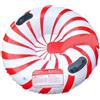 LatoYard Tubo da neve gonfiabile 90 cm con maniglie, abrasione in PVC ispessito | Slitta resistente per adulti e famiglia, divertimento invernale su piste da neve