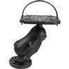 Generic Navigazione ' dello specchio di poppa della ferrovia del supporto | Fish Finder Base di montaggio per accessori elettronici marini Attrezzatura da pesca Sport Outdoor Forniture Paddle Trolling