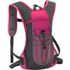 Generic Zaino da bici in nylon per corsa | Zaini da sci con strisce riflettenti, borsa impermeabile per corsa, ciclismo, sentieri, maratone