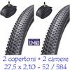 CHAOYANG 2 Copertoni MTB Camere d'Aria 27,5 x 2,1 da Mountain Bike Bicicletta Pneumatico