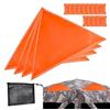 Generic Caccia Cieca Arancione Copertura Alta Visibilità Magnetica Impermeabile | Arancione Caccia Zaino Copertura Coulisse Borsa per Caccia Tenda Outdoor Avventura Donne Attività Escursionismo Montagna Cli