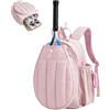 Generic Zaino da tennis da donna, isolato, unisex, trapuntato, grande organizer | Borsa per racchette da tennis per badminton, sport, palestra, fitness, viaggi, attività all'aperto, interni, stadio