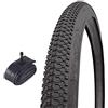 Country EBB29MBB COPERTONE Pneumatico Gomma Nero Camera Mountain Bike MTB Bici 29 X 2.125 (57-622)