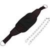 Beaupretty Cintura Zavorrata con Catena per Sollevamento Pesi, Uomo Palestra | Tessuto Oxford e Nylon, Bordo a 360 Gradi, Fibbia in Metallo Spessa, Nero