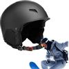 Generic Caschi da sci Uomini Attrezzatura da sci Regolabile Ciclismo Copricapo | Copertura per testa da sci, protezione calda per adulti, donne e uomini