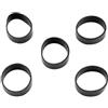 Caswynlife Per anelli di fissaggio in gomma durevole da 32 mm per fettuccia da 5 cm | Costruito per durare, resistente alle condizioni estreme, per materiale in gomma resistente, colore nero, lunga durata