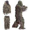 Riouwal Ghillie Suit Camo Leafy Leggero Abbigliamento da Caccia per Uomo Ghillie Poncho Traspirante per Cacciatori, Sniper, Paintball