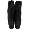 ULTECHNOVO Ghette Copriscarpe Impermeabili per Trail Running e Trekking Nero | Gomma e Tessuto Oxford, Striscia Riflettente Visibile al Buio, per Caviglie e Scarpe da Montagna