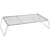 LeeQinersw Griglia Barbecue Pieghevole Griglia Graticola Supporto Rastrelliera in Acciaio Inox 201 con Altezza Regolabile E Struttura Compatta Resistente E, 50 Cm