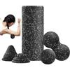 Generic Kit di rullo in schiuma - Kit di massaggio muscolare per la schiena con | Rullo In Spuma,Massaggiatore Per Tessuti Profondi E Attrezzature Per Allenamento Vari Usi Hotel Bodybuilding Gambe