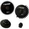 T238 Airsoft - Set di ingranaggi a spirale AEG V2 V3 (16:1) per M4/AK/MP5/G36/P90-40CR, lavorato a CNC