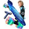 D Deleven Skateboard Mini Cruiser per Bambini e Adulti - Adatto per Età 5-10 Anni