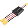 Aundhegrtt Modulo Configurazioni Scarica Dimensioni | Modulo bilanciato per doppia batteria Ebike, metallo resistente, nero e giallo, 10V-100V, 80A, spina XT90.