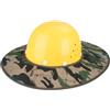 Generic Paralume per cappello rigido in rete traspirante | Cappello rigido a tesa larga in rete traspirante per ciclismo, pesca, giardinaggio, lavori all'aperto, cantiere
