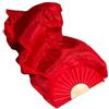 Generico Fan Veils Danza del Ventre 1Pc Pratica Lungo Imitazione Seta Danza Props Ballerino 120/150/180cm Lunghezza del Ventre bambù