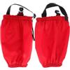 JECOMPRIS Ghette Impermeabili Rosse in Nylon per Escursionismo e Caccia | Design Elastico con Cinturino Regolabile, Copertura alla Caviglia, per Pantaloni e Gambe in Montagna