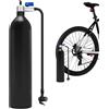 Generic Pneumatico ergonomico per bici, serbatoio d'aria 1.2L, 200PSI ciclismo | Pneumatico robusto per bicicletta, gonfiaggio ad aria per, Road Mountain Race, Ciclismo Esercizio Sport, Moto Scooter Viaggi