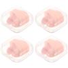 BESPORTBLE Pezzi Clip Naso in Silicone con Cinghia, Beige | Allenamento in Acqua, Imbottitura Confortevole, Resistente Agli Strappi, Scatola Compatta Inclusa
