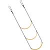 Generic Scaletta pieghevole antiscivolo per imbarco portatile gradini | Scalette per barche per fuoribordo per ponte marino gommone lago nuoto motoscafo kayak canoa