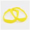 Wodsty Pedali per bicicletta con frange in ABS per pedali Wahoo & Speedplay Road Bike, bordi protettivi, nero/giallo (1 paio)