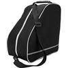 Generic Borsa per scarponi da snowboard, grande capacità, base in gomma antiscivolo | Portascarponcini per sport invernali, con scomparto per casco e occhiali da sci, colore: nero