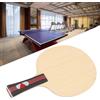Wodsty Tavolo da ping pong, piastra di base in legno puro, manico lungo 6 mm, spessore circa 80 g, per ping-pong, ricambio SCHL?ger