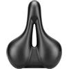 Generico Sella Bici Gel Memory Foam, Sedile MTB Largo YP0801268 | 21*25.5CM, superficie in pelle PU, cuscino cavo traspirante per strada, pieghevole ed e-bike