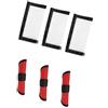 Generic Collezione Lure Protector | Manicotti trasparenti in PVC, set da 6 pezzi per l'organizzazione di scatole di attrezzature, separazione dei ganci