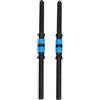 TOPBATHY Barra di Collegamento per Manubri 50cm in Acciaio 4 Dadi Blu | Filettatura di Precisione, Presa Sicura Antiscivolo, per Allenamento Forza e Sport, Uso Domestico Colore Casuale