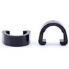 Vaguelly 10 Pezzi Clip Guida Cavo Bici Nero in Plastica, Doppia Rotazione | Guaina Cavo e Tubi Freno Bici, Riduce Rumore e Mantiene Ordine su Trail e Fixed Gear