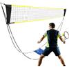 Generic Attrezzatura da allenamento pieghevole a rete da pallavolo | Rete da tennis pieghevole da badminton per allenamento sportivo per campeggio, spiaggia, parco, palestra