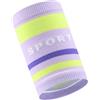 Générique Braccialetti anti-sudore Braccialetto di supporto a strisce colorate | Fascia assorbente anti-sudore per palestra, sollevamento pesi, yoga, badminton, corsa, allenamento