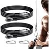Generisch Fune di prolunga per fitness, 2 pezzi, ergonomiche, robuste attrezzature | Cavo di estensione per macchina da palestra, per yoga, casa, in viaggio, allenamento di forza, schiena, braccia, tricipiti
