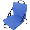 Generic Cuscino di Seat dello stadio, sedia impermeabile pieghevole della canoa con | Imbottitura per sedia pieghevole in tessuto Oxford 600D ispessito con imbottitura in lana perla, cinghie di sicurezza