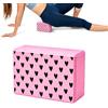 Generic per esercizi - Blocco yoga a forma di cuore EVA ad alta | Mattone di supporto morbido antiscivolo per pilates, per donne, adolescenti, ragazze, casa