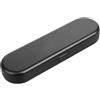 Wodsty Custodia in plastica per freccette in nylon, organizer per freccette con punta in acciaio, con scomparto per alette e punte, colore nero
