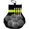 Générique Pulitore Di Palline Da Golf Portatile Pulitore Di Club per Borsa Da Golf | Sacchetto Impermeabile Con Clip Staccabile Attrezzatura Portatile Per Uomini Donne Golfisti Papà Materiale Da Golf