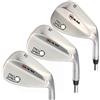Ram Golf Pro Spin 3 Wedge Set - 52 ° Gap, 56 ° Sand, 60 ° Lob Zeppe - Uomo mano destra
