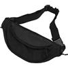FUANA Marsupio in tessuto PU resistente all'usura Nessuna deformazione | tessuto e materiale PU, finitura impermeabile, colore nero, vestibilità moto, pratico stoccaggio