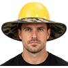 Generic Accessori per casco di sicurezza in rete traspirante a tesa intera | Cappello rigido a tesa larga in rete traspirante per cantiere lavori all'aperto serra giardinaggio pesca ciclismo