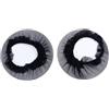 HEMOTON 5 Pezzi Rete per Chignon da Ballo Nera in Mesh per Donne | Piccola Rete a Piccoli Fori, Look Elegante per Prove di Pattinaggio, Fascia Inclusa